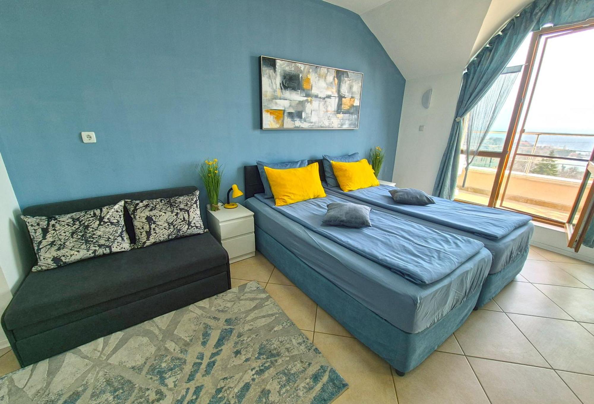 Black Sea Narcissus - Quiet Studio With Amazing Sea View Varna Eksteriør bilde